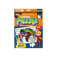 Детский пазл-раскраска с красками "Гонщик" НТ-11-01(НТ-11-01)