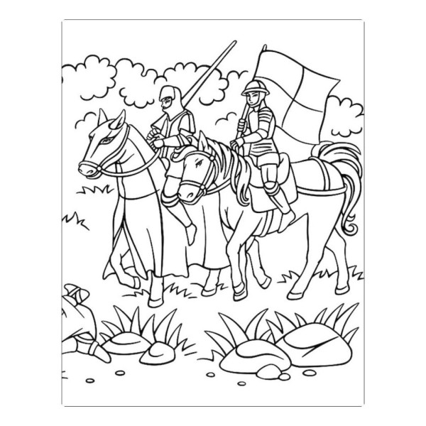 Большая книга раскрасок "Воины и чудовища" 1736005, 64 страницы(1736005)