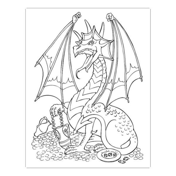 Большая книга раскрасок "Воины и чудовища" 1736005, 64 страницы(1736005)