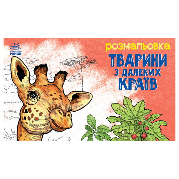 Детская раскраска "Животные в дальних краях" 583009, 16 страниц(583009)