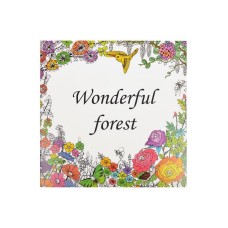 Розмальовка антистрес "Wonderful forest" COLOR-IT GDM-016, 12 аркушів
