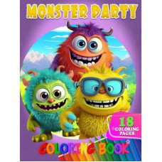 Раскраска для детей Monster Party А05122406 формат А4(А05122406)