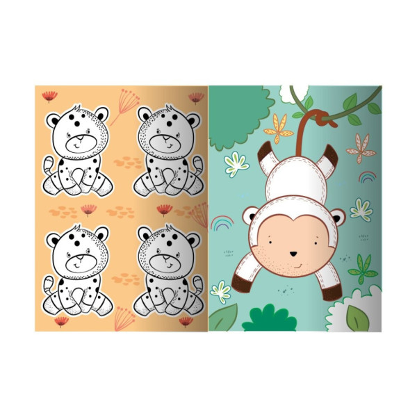 Развивающая раскраска "Джунгли" РМ-73-03, 32 страницы(РМ-73-03)