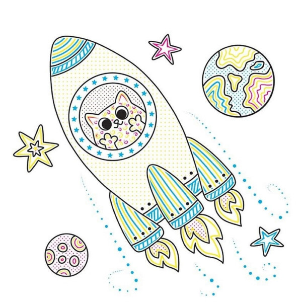 Дитяча книжка-розмальовка "На перегонах" 1806010, 12 сторінок (1806010)