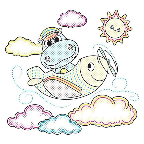 Дитяча книжка-розмальовка "На перегонах" 1806010, 12 сторінок (1806010)