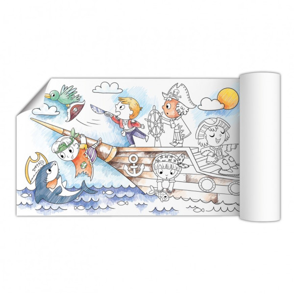 Детская раскраска "Пираты" DoDo 300329 размер 70х16 см(300329)