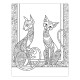 Большая книга раскрасок "Раскрашиваем вместе" 1736013, 64 страницы