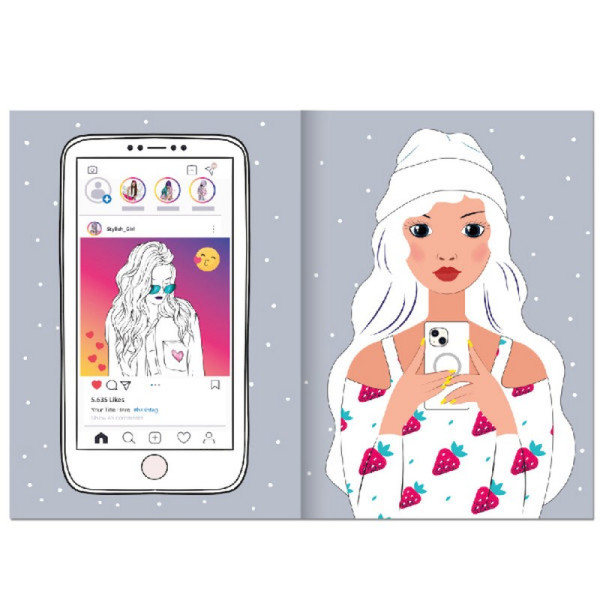 Детская раскраска "Girls' Lifestyle" РМ-88-03 серия "Dream & Style"(РМ-88-03)