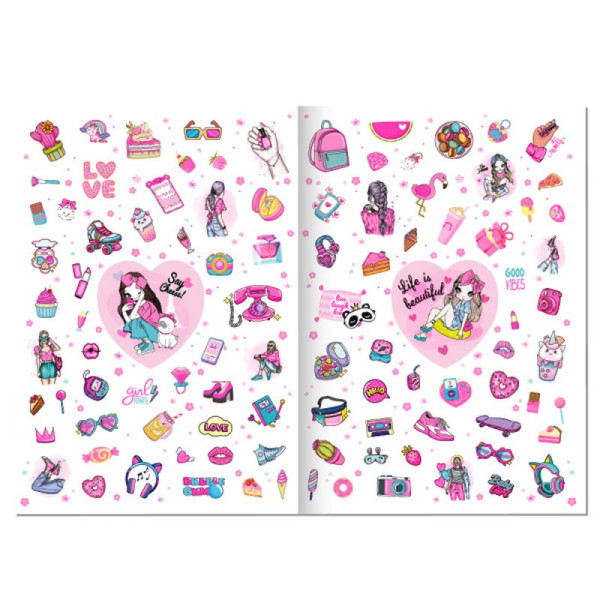 Детская раскраска "Girls' Lifestyle" РМ-88-03 серия "Dream & Style"(РМ-88-03)