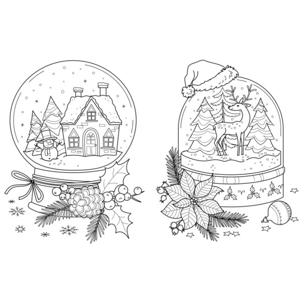 Велика книга розмальовок Різдво 1736023, 64 сторінки (1736023)