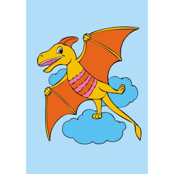 Детская раскраска "Посмотри и раскрась: Динозаврики"  628005(628005)