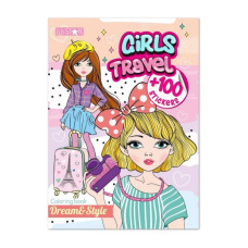 Дитяча розмальовка "Girls Travel" РМ-88-01 серія "Dream & Style" (РМ-88-01)