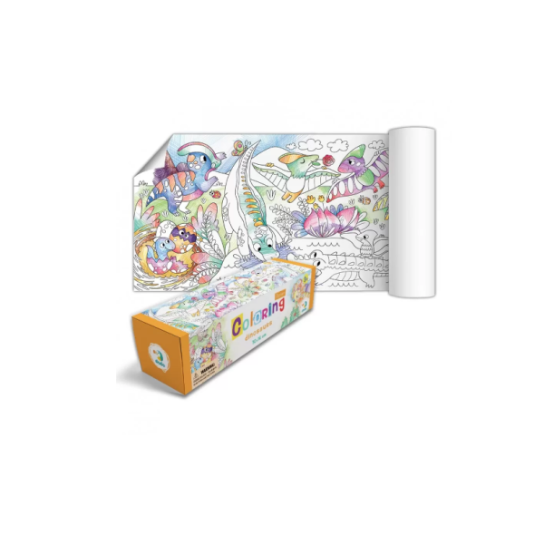 Детская раскраска "Динозавры" DoDo 300328 размер 70 х 16 см(300328)