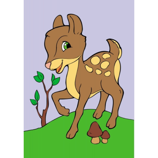 Детская раскраска "Посмотри и раскрась: Зверушки" 628008(628008)