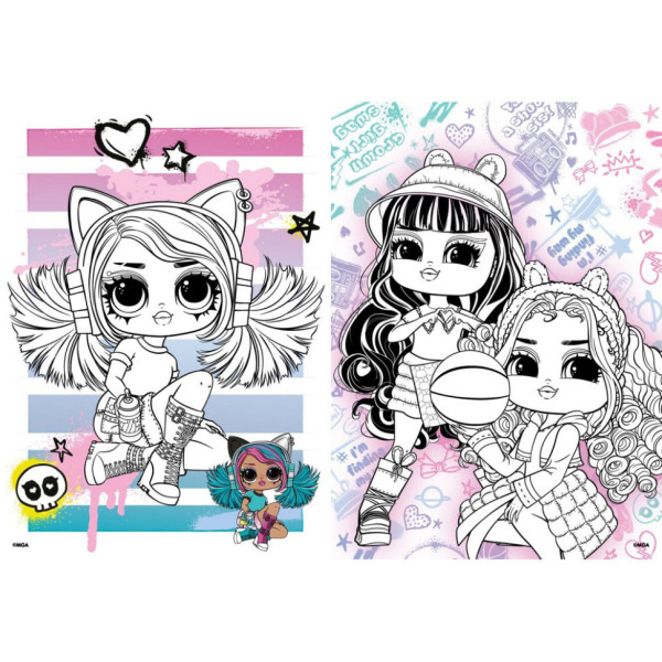 Детская книжка-раскраска "Skate Dance Tweens" LCB13 со стикерами (LCB13)
