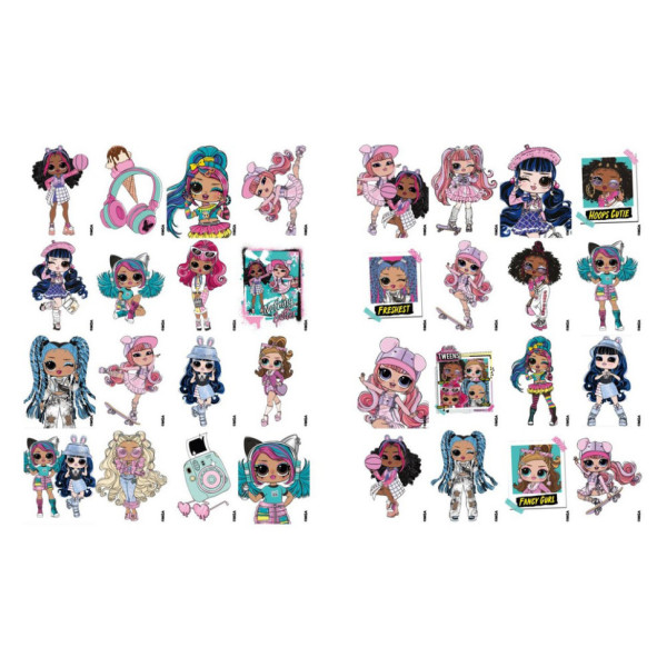 Детская книжка-раскраска "Skate Dance Tweens" LCB13 со стикерами (LCB13)
