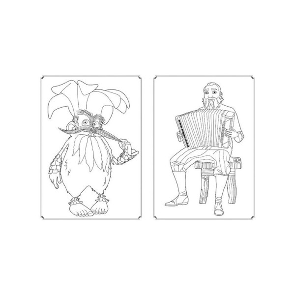 Раскраска для детей Мавка. Магия цвета. Приключения Мавки 1807002 с наклейками(1807002)