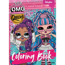 Дитяча книжка-розмальовка "L.O.L O.M.G. Queens" LCB14 зі стікерами (LCB14)