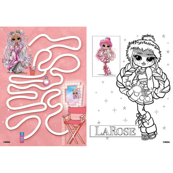Дитяча книжка-розмальовка "Fashion Show LaRose" LCB2 зі стікерами (LCB2)