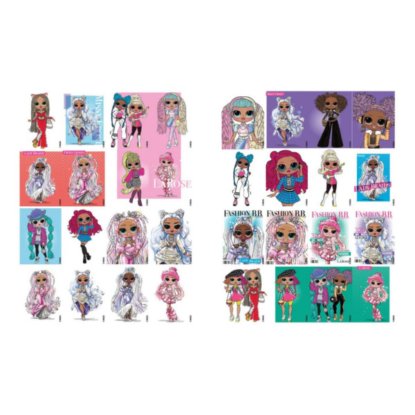 Дитяча книжка-розмальовка "Fashion Show LaRose" LCB2 зі стікерами (LCB2)