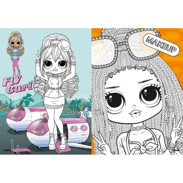 Дитяча книжка-розмальовка "Travel Sunset" LCB6 зі стікерами (LCB6)