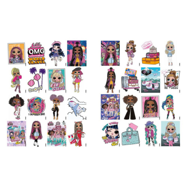 Дитяча книжка-розмальовка "Travel Sunset" LCB6 зі стікерами (LCB6)