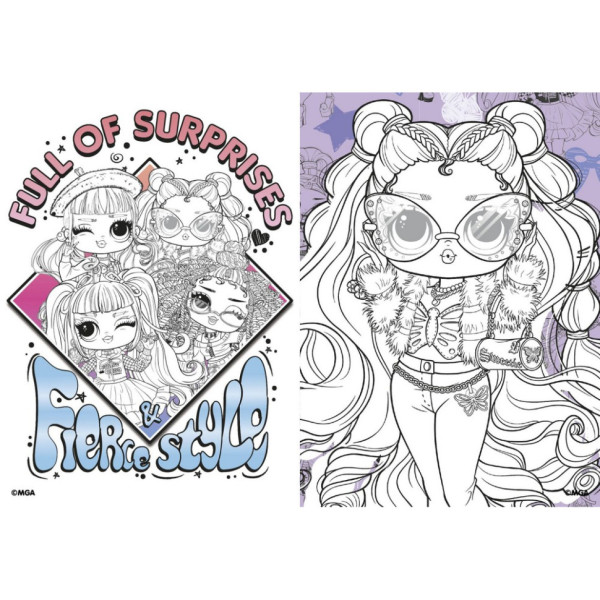 Дитяча книжка-розмальовка "Tweens Ali Dance" LCB9 зі стікерами (LCB9)