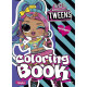 Дитяча книжка-розмальовка "Tweens Emma Emo" LCB8 зі стікерами (LCB8)