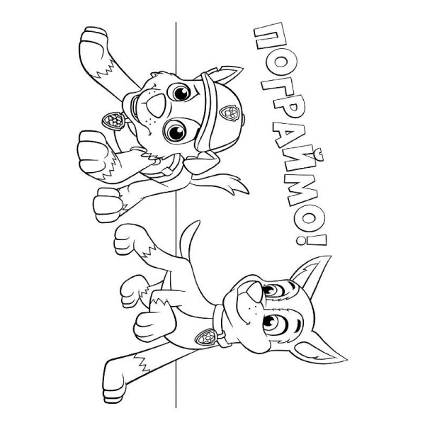 Книжка-розмальовка Щенячий патруль "Командна гра" 228004 укр. мовою (228004)