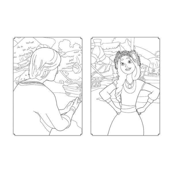 Розмальовка Магія кольору. Неймовірні пригоди Ранок 1807006 з наклейками (1807006)