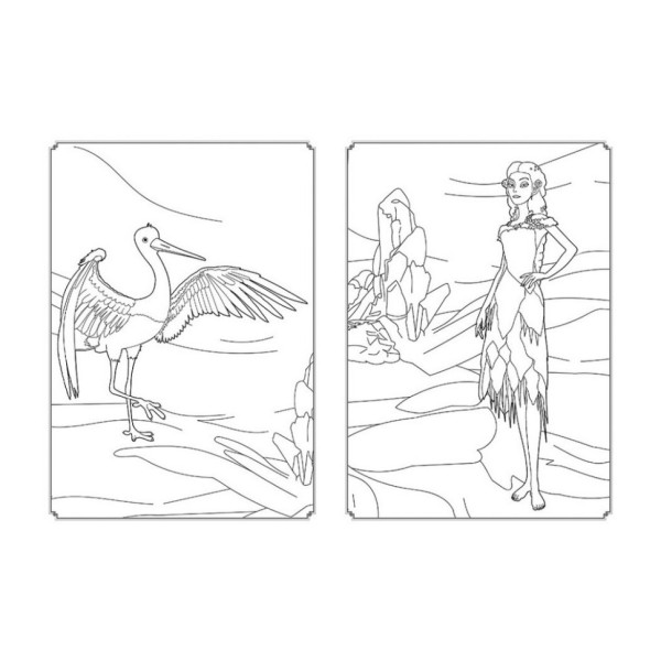 Розмальовка Магія кольору. Неймовірні пригоди Ранок 1807006 з наклейками (1807006)