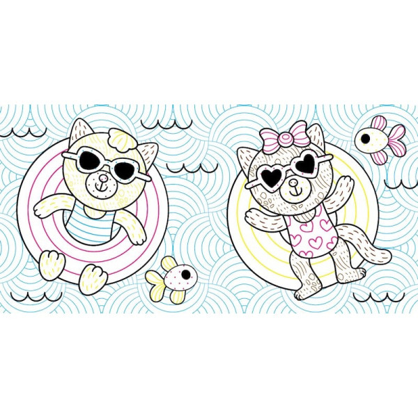 Водная раскраска Мир вокруг меня "Лето" 1806001, 12 страниц(1806001)