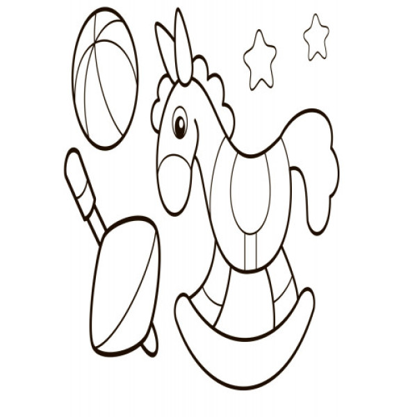 Дитяча водна розмальовка: Іграшки 734011, 8 сторінок (734011)