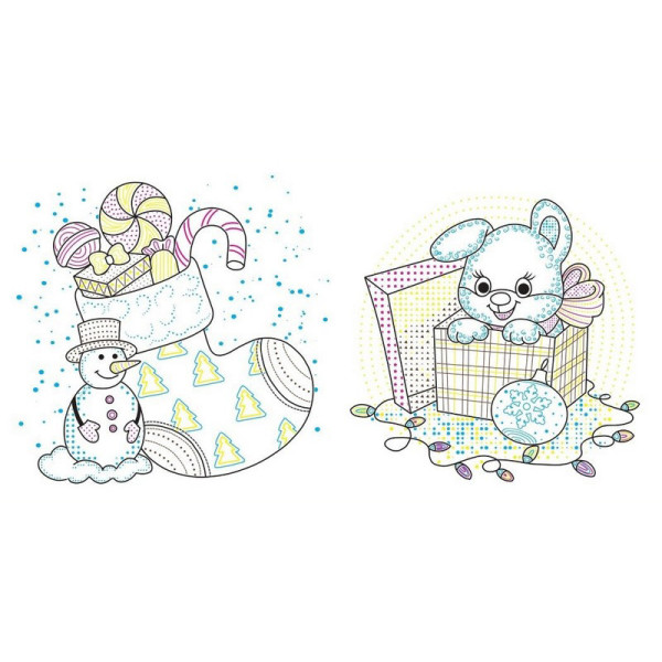 Розмальовка дитяча "Подарунки" 1806005, 12 сторінок (1806005)