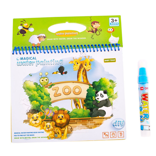 Книжка для малювання водою 9030_зоопарк (9030_зоопарк)