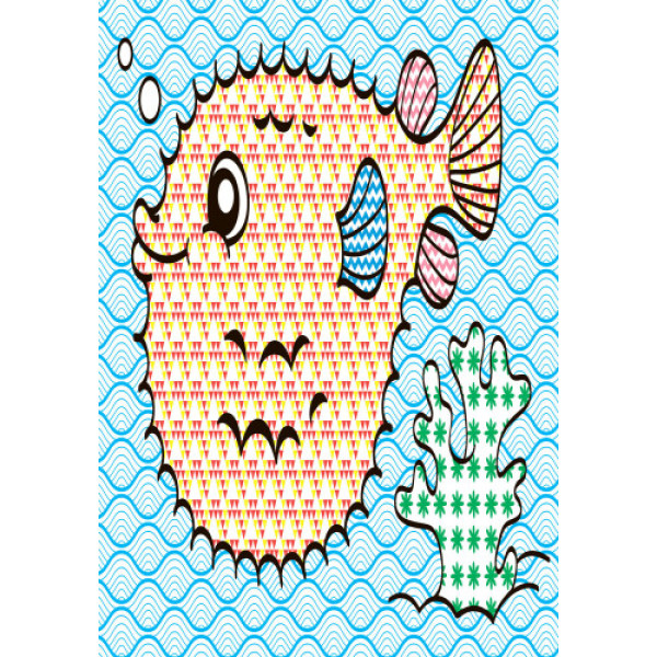 Детская водная раскраска : Море 734010, 8 страниц