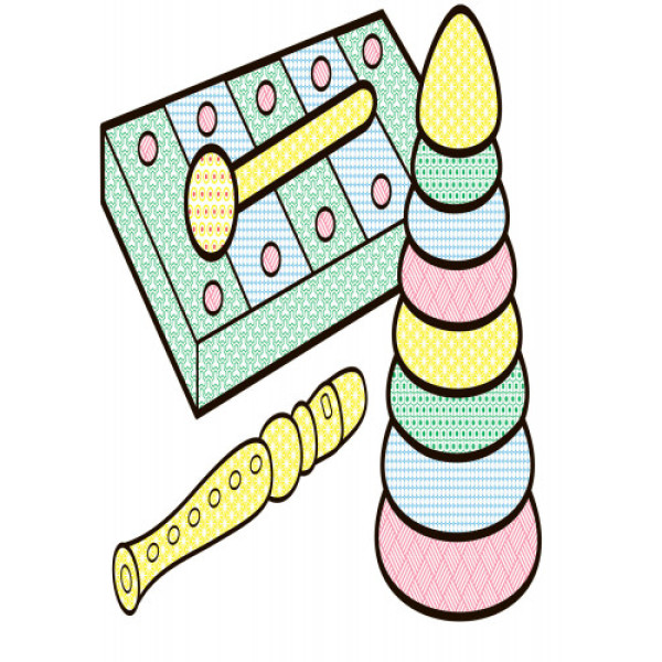 Детская водная раскраска : Игрушки 734011, 8 страниц