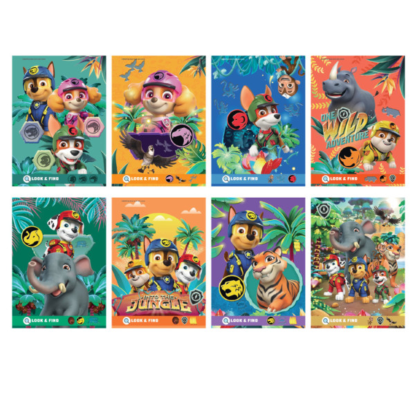 Водные раскраски "Джунгли. Щенячий патруль" 200630, 8 страниц(200630)