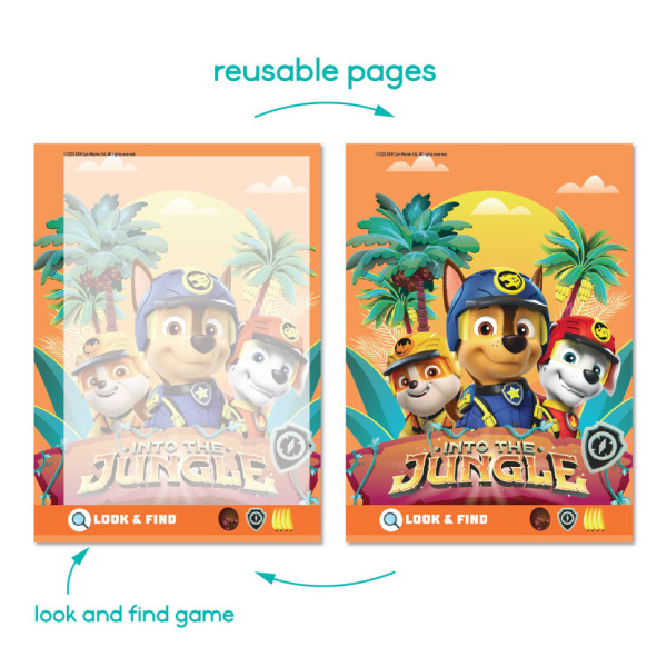 Водные раскраски "Джунгли. Щенячий патруль" 200630, 8 страниц(200630)