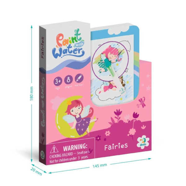 Набор водных раскрасок "Феи" 300312 с маркером для воды(300312)