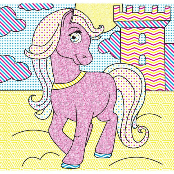 Водные раскраски Волшебная раскраска Пони 757173, 4 картинки(757173)