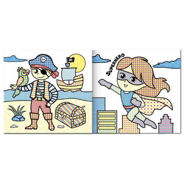 Водна розмальовка "Улюблені герої" РМ-95-08 серія "MINI Water Book" (РМ-95-08)