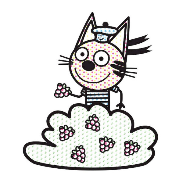 Водяна розмальовка Три Коти. На природі 1370012 Кольоровий Буль (1370012)