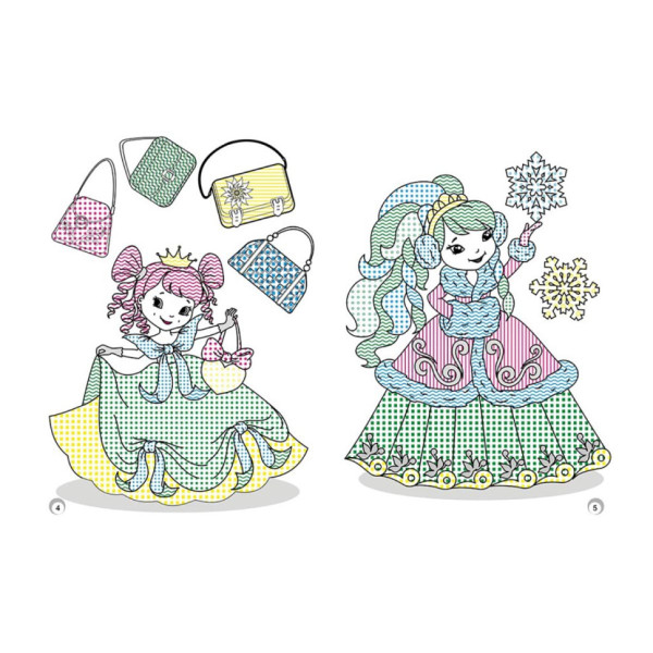 Веселі кольори. Казкові принцеси Ранок 1554006 малюй водою (1554006)