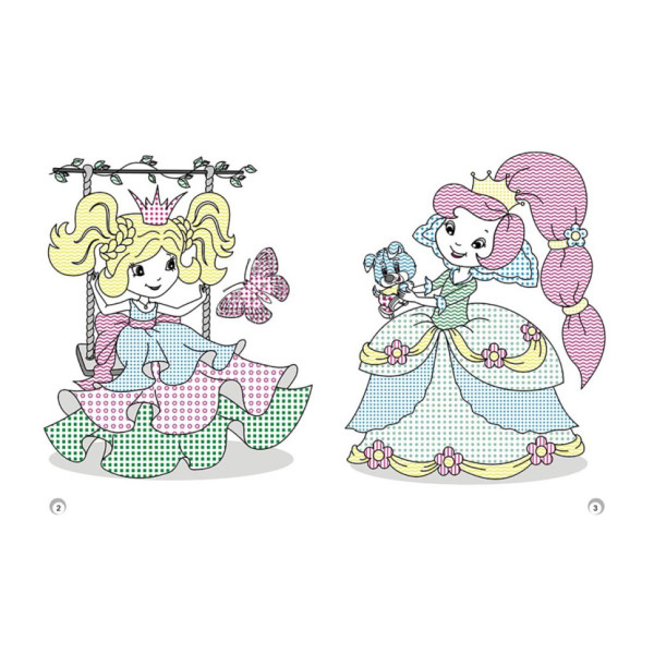 Веселі кольори. Казкові принцеси Ранок 1554006 малюй водою (1554006)