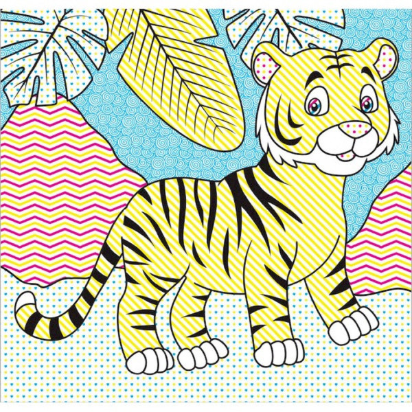 Водные раскраски Волшебная раскраска Джунгли 757128, 4 картинки(757128)