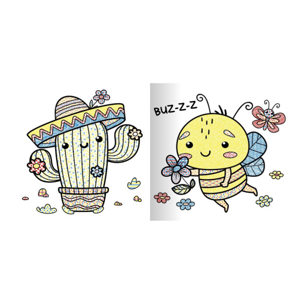 Водна розмальовка "Мікс для малят" РМ-95-04 серія "MINI Water Book" (РМ-95-04)