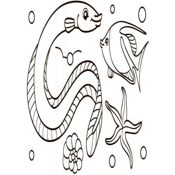 Дитяча водна розмальовка: Море 734010, 8 сторінок (734010)