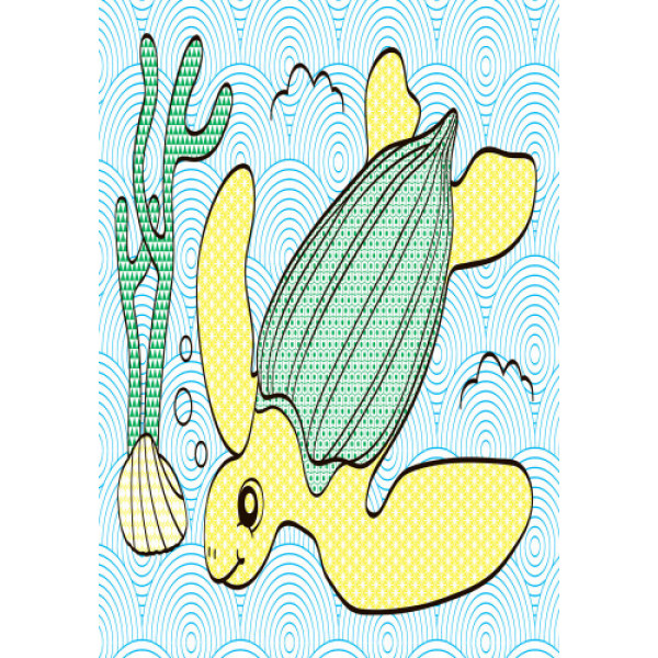 Дитяча водна розмальовка: Море 734010, 8 сторінок (734010)