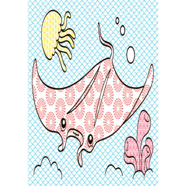 Дитяча водна розмальовка: Море 734010, 8 сторінок (734010)